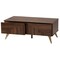 Baxton Studio Graceland Mid-Century Modern Transitional Walnut Brown Finished Wood 2-Drawer Coffee Table 233-13273-ZORO - alternate 6